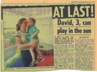 Daylight for David cutting from the Sun